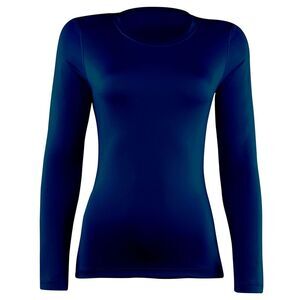 Rhino Womens/Ladies Sports Baselayer Long Sleeve (Pack of 2) / Navy